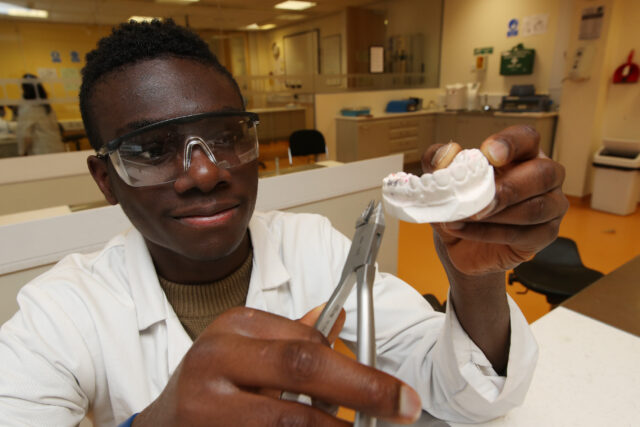 Dental course student
