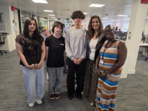 BMet students visit ITV studios
