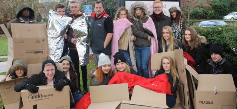 charity student sleeover