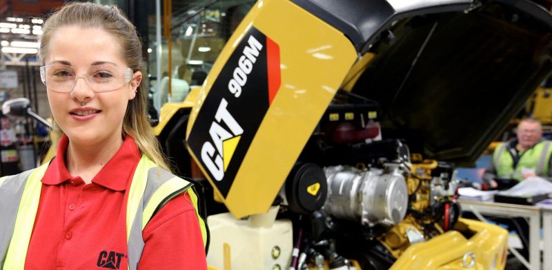 female engineering apprentice