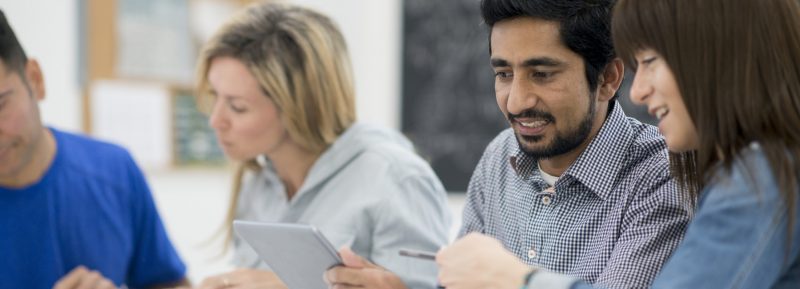Adult Learners in the classroom