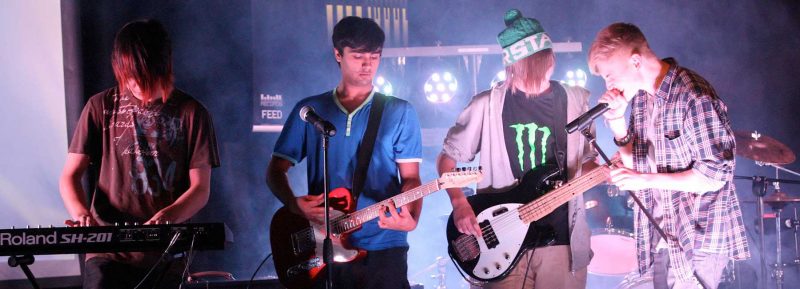 student band performing