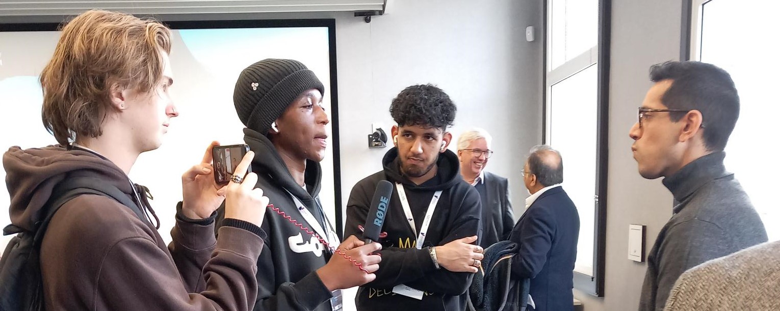 BMet students at Birmingham Tech Week