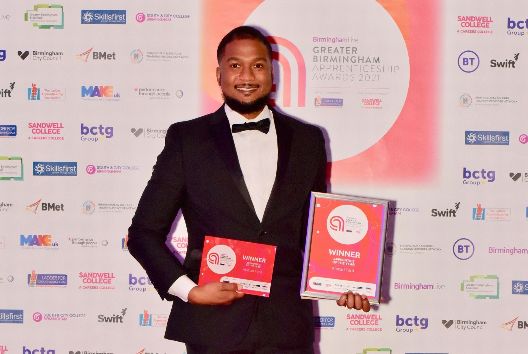 Ahmad is the engineering apprentice of the year