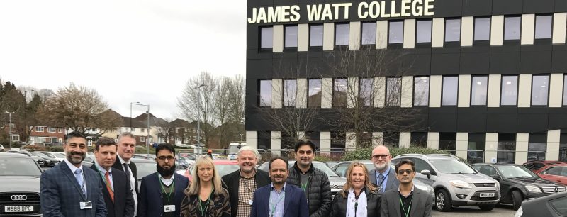 Pakistani Delegation at James Watt College