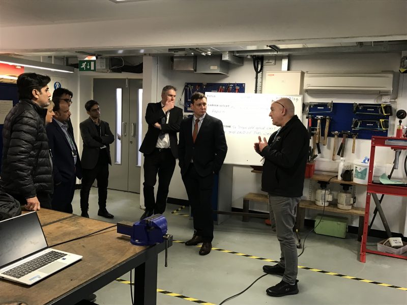 Pakistani Delegation at James Watt College
