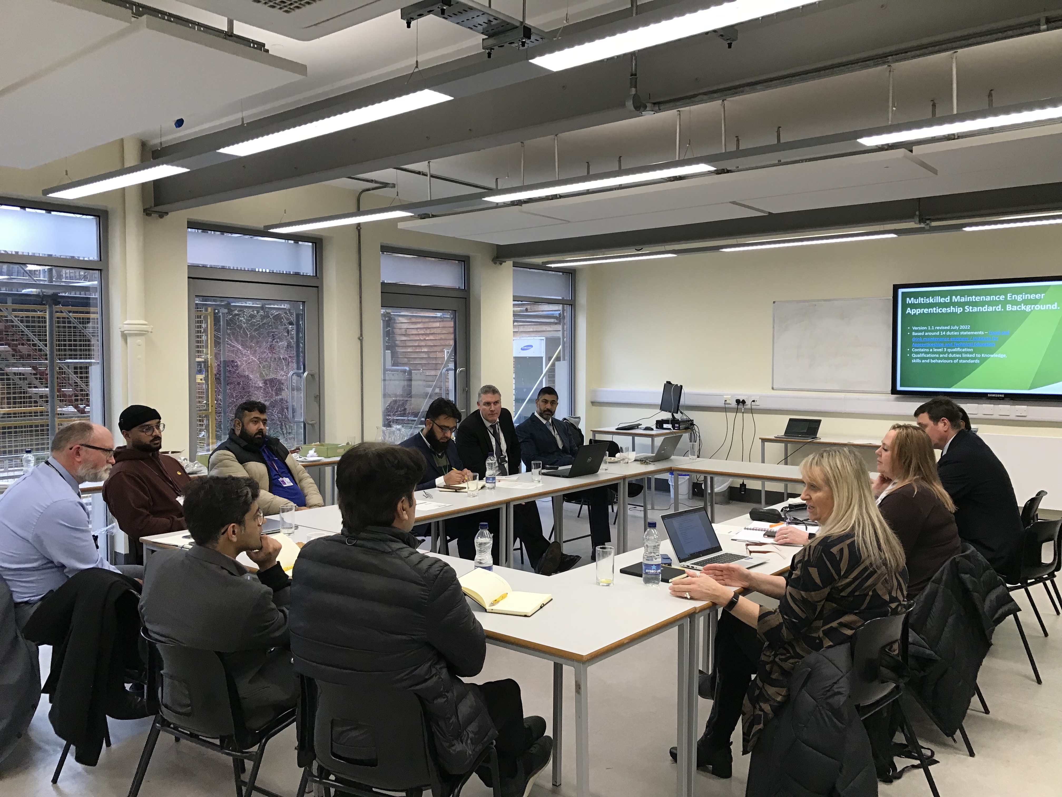 Pakistani Delegation at James Watt College