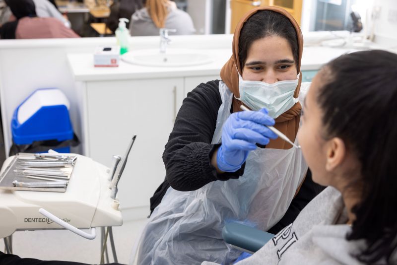 Dental nurse apprentices