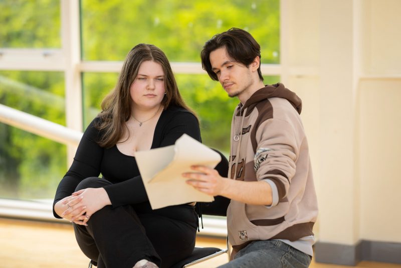 Acting students
