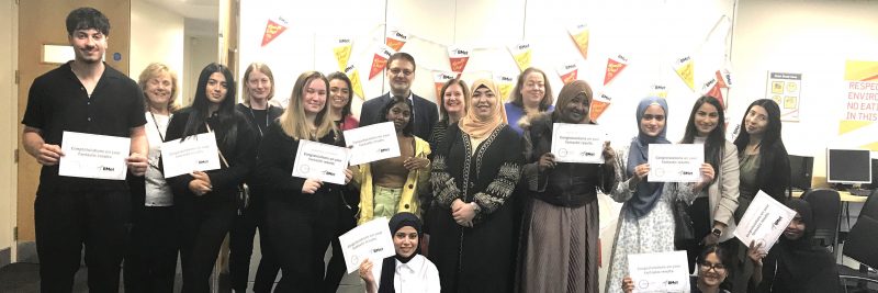 BMet students celebrate GCSE Results Day