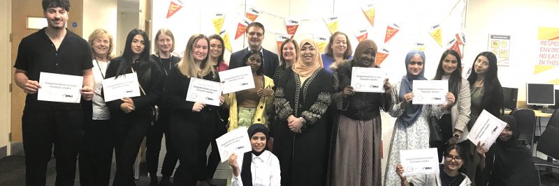 BMet students celebrate GCSE Results Day
