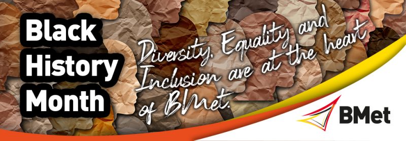Black History Month BMet Logo