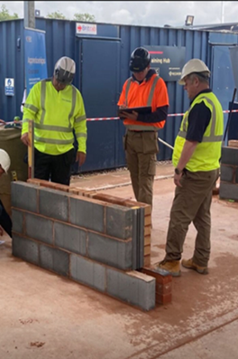 Andy Lees expertise used to judge construction competitions.