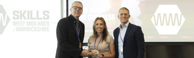 Andy Lees and Careys Group win Skills West Midlands + Warwickshire Award